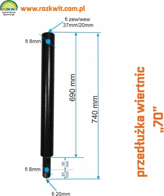 Obrázek produktu pro Prodloužení Vrtáku Kasei Mastercut 70 Cm Fi20