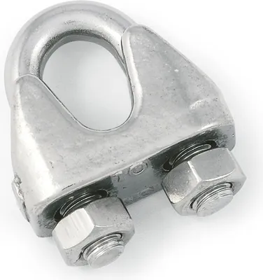 Produktbild von 5 Stück Drahtseilklemme für 8 mm Edelstahl V4A AISI 316 rostfrei salzwasserbeständig Bügelseilklemmen von Sotech