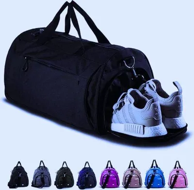 Produktbild von Famanu Sporttas mit Schuh- und Nassfach - Ideal für Fitness und Reisen