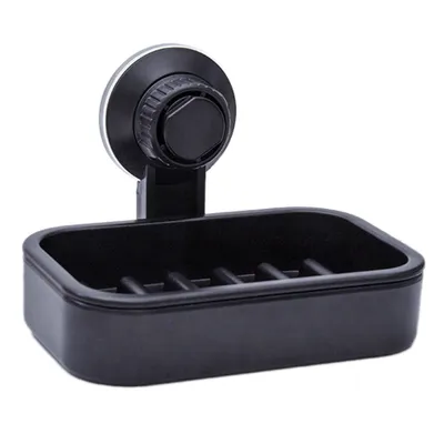 Produktbild von Seifenschale Saugnapf Seifenhalter Dusche Seifenhalter Halter Wandmontage Max Belastung Wasserdicht für Duscheblack