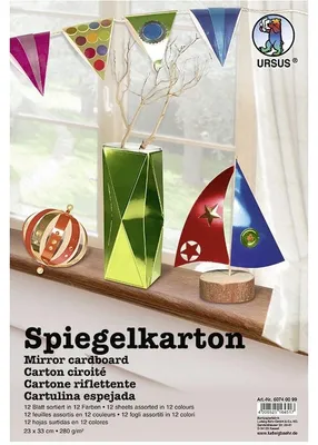Produktbild von URSUS 60740099, Kunstpapier, 280 g/m², 12 Blätter