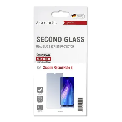 Produktbild von 4smarts Second Glass fr Xiaomi Redmi Note 8 Displayschutz