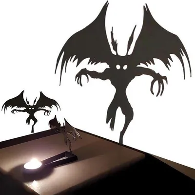 Obrázek produktu pro Stínový svícen na čajové svíčky na Halloween – dekorace se stínovými svícny.