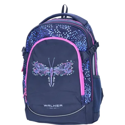 Produktbild von Walker Schulrucksack Fame 2.0 Magic Dragonfly schwarz