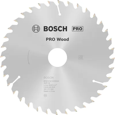 Produktbild von PRO Wood Kreissägeblatt, 180 x 2,6 x 30 mm, Z36