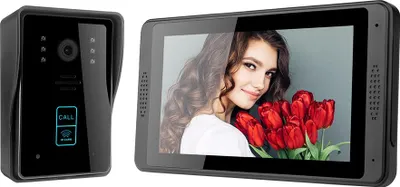 Image de Smart WiFi DoorBell Video Intercom avec caméra 7 -pouces -écran LCD Support��application à distance déverrouiller Tuya