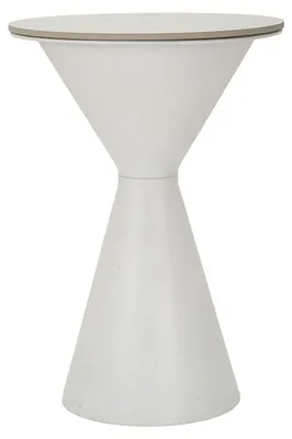 Immagine prodotto di Tavolino Mauro Ferretti Bianco doppio Ø 44,5x63 cm bianco