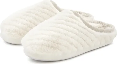 Produktbild von Vivance Dreams Pantolette Hausschuh, Pantoffel, Clog, beige Größe 36/37