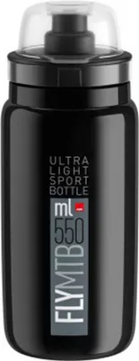 Produktbild von Elite Trinkflasche Fly MTB, 550 ml, schwarz/grau