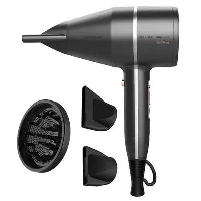 Obrázok produktu pre Cecotec Bamba IoniCare 5500 PowerStyle, AC, Čierna, Krúžok na zavesenie, 2,5 m, Tlačidlá, Jazdec, 1800 W