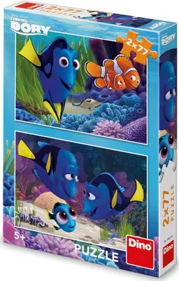 Immagine prodotto di Puzzle Dino Dory è stato trovato (2 x 77 pezzi)