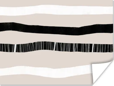 Produktbild von MuchoWow® Poster Linie - Pastell - Minimalismus - Muster 120x90 cm - Wandbild