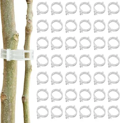 Image de Pinces de jardinage pour plantes grimpantes - 200 pièces Accessoires de jardinage pour plantes, vignes, treillis, tuteurs pour tomates