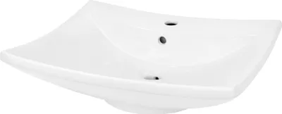 Produktbild von LuxeBath umývadlo Umývadlo na dosku Square, 60,5x46x16,5 cm, biele, keramika