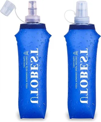 Image de Bouteille d'eau souple et pliable, sans BPA, 250 ml ou 500 ml, pour le sport