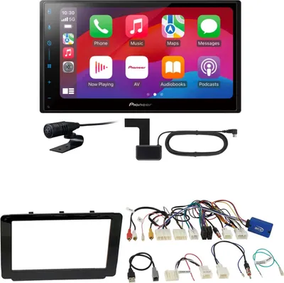 Produktbild von Pioneer SPH-DA77DAB CarPlay Android Auto Einbauset für Toyota Hilux 2016-2019
