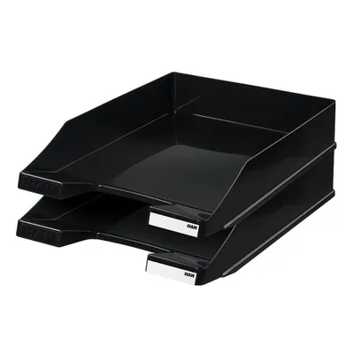Produktbild von HAN Briefkorb C4/1027-X-13, schwarz, Kunststoff, DIN C4