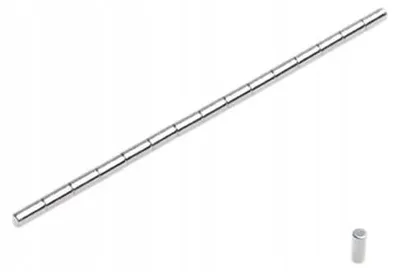 Immagine prodotto di Magnete al neodimio, cilindrico, 2 x 5 mm, per elettronica e modellismo, 100 pezzi