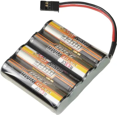 Zdjęcie produktu dla Akumulator odbiornika Reely (NiMh) 4,8 V 2300 mAh liczba ogniw: 4 Mignon (AA) obok siebie gniazdo Futaba (RE-7863552)