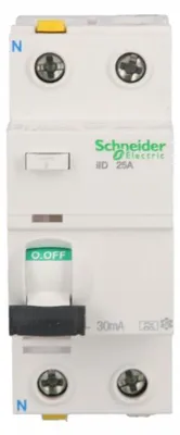 Image de Schneider Electric Interrupteur différentiel 2P 25A 30mA type A A9Z21225