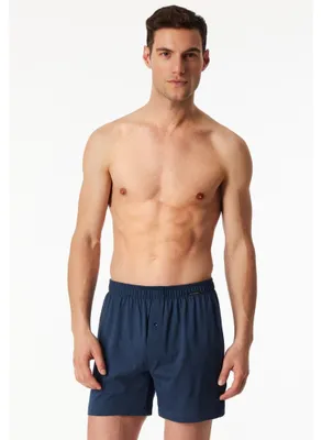 Image de Lot de 2 boxers Schiesser en Coton bleu foncé pour homme