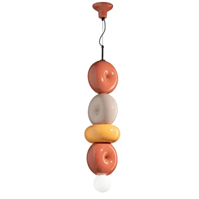 Immagine prodotto di BUMBUM C2754, Lampada a Sospensione in Vetroceramica, Ferroluce