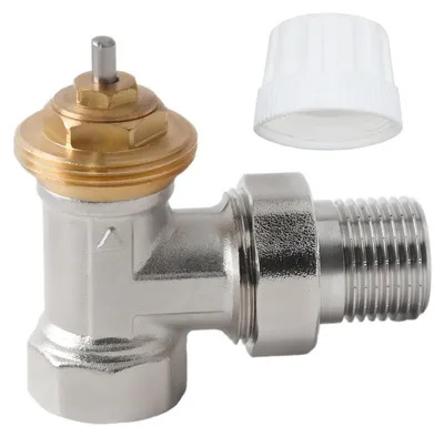 Image de Soupape thermostatique de 1/2 pouce pour radiateurs et systèmes de chauffage