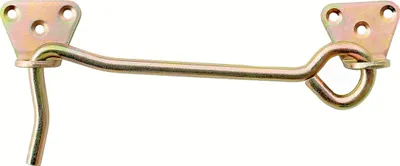 Produktbild von Sturmhaken mit Öse Platten Torbefestigung 7 x 250 mm Fensterhaken Verzinkt