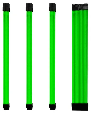 Produktbild von Kabel-Sleeve-Set - Grün - ONE GAMING