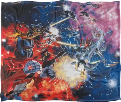 Image de Transformers - Couverture d'art, soyeuse, ultra-douce TV25064 (152 cm x 127 cm) (multicolore)