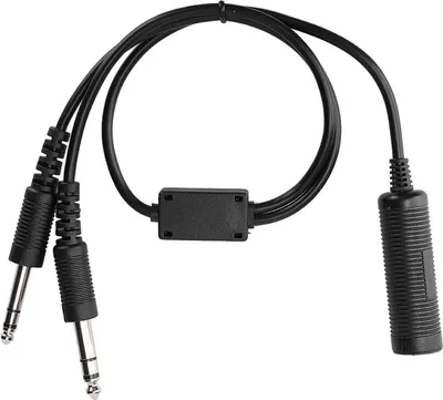 Zdjęcie produktu dla Adapter słuchawek, adapter zestawu słuchawkowego, adapter zestawu słuchawkowego z helikoptera do lotnictwa ogólnego, kabel adaptera słuchawek, kabel adaptera słuchawek