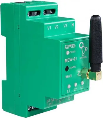 Obrázek produktu pro 3-fázový monitor energie WI-FI s nulovým vodičem MEW-01 Zamel