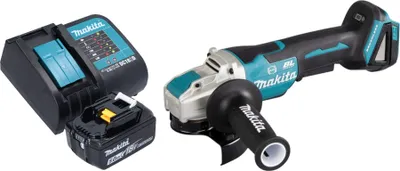 Produktbild von Makita DGA 520 ST1X1 Akku Winkelschleifer 18 V 125 mm X-LOCK Brushless + 1x Akku 5,0 Ah + Ladegerät