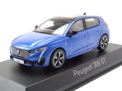 Produktbild von Norev 473933 Peugeot 308 GT 2021 blau metallic 1:43