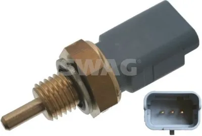 Obrázok produktu pre SWAG 62 93 7171 – snímač teploty chladiacej kvapaliny, kompatibilný s vozidlami: PEUGEOT 206 (hatchback – 2A/C), 207 (WA, WC), 206 CC (2D), 307 CC (3B) a CITROËN C3 I (hatchback)