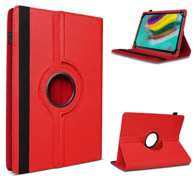Produktbild von Hülle für Tabwee Tablet T80 T90 / W90 2025 Tasche Schutzhülle 360 Grad DrehbarFarbe 360 Uni:Rot