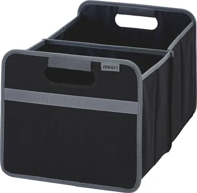Productafbeelding van meori A100001, Opbergdoos, Zwart, Rechthoekig, Polyester, Effen, Voor gebruik binnenshuis