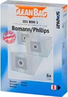 Produktbild von CleanBag Staubsaugerbeutel 101BOM1 für Bomann