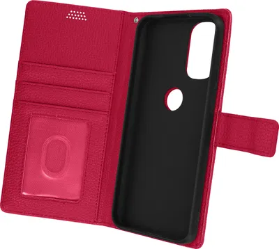 Produktbild von Motorola Moto G31 / G41 Kunstlederhülle mit Kartenfächern – Rosa