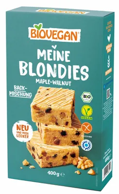 Obrázek produktu pro Biovegan Vegan Bezlepková moučná směs na světlé Brownie (400g), 101469