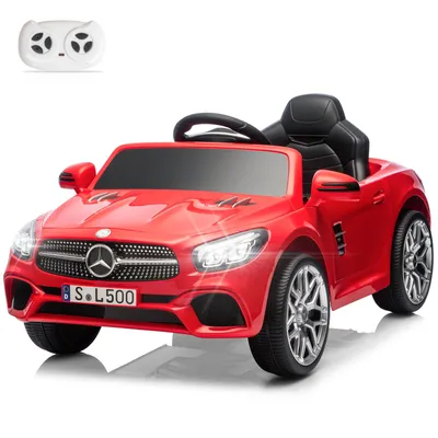 Produktbild von FCH Elektroauto Kinderauto Mercedes-Benz SL500, Kinder-Elektroauto mit 2,4G Fernbedienung ,12V,Rot