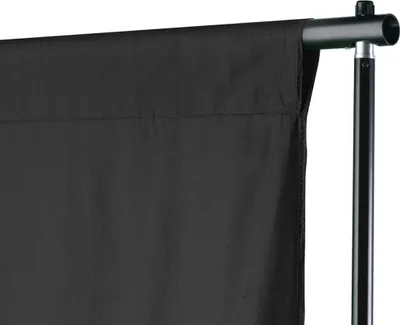 Immagine prodotto di Sistema Portafondale Foto con Fondale 600x300 cm Nero