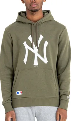 Productafbeelding van New Era Fleece Hoodie - MLB New York Yankees, olijfgroen