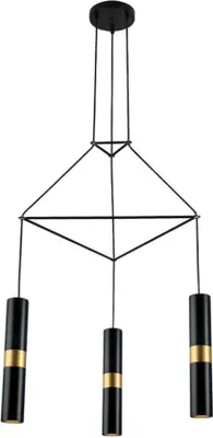 Immagine prodotto di ACA Lighting apparecchio a sospensione 3XGU10 in metallo nero 56X49XH150CM DA VINCI HM853P56BK
