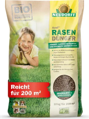 Produktbild von Neudorff Azet RasenDüngerfür 200 m² - 10 kg sorgt für dichte Rasenfläche