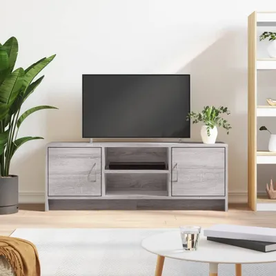 Produktbild von The Living Store TV-Schrank Grau Sonoma 102x30x37,5 cm Holzwerkstoff