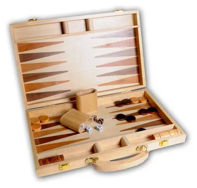 Produktbild von Backgammon-Spiel – 15 Zoll – Intarsienholz