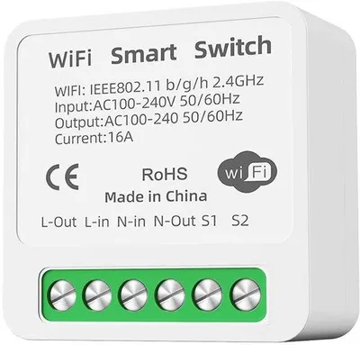 Zdjęcie produktu dla Inteligentne przełączniki oświetlenia z Wi-Fi i Bluetooth – pilot do samodzielnego montażu