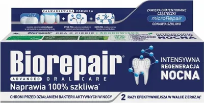 Produktbild von BioRepair Advanced Intensive Night, Universal, 75 ml, Erwachsener, Paste (Substanz), 6 Jahr(e), Box