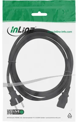 Obrázek produktu pro InLine 4043718102259, 1,5 m, Zásuvka typu F, C13 rozdvojovač
